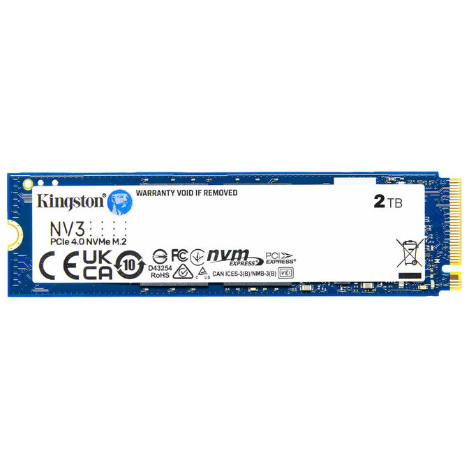 Kingston NV3 NVMe SSD, PCIe 4.0, M.2 Type 2280 - 2 TB image number 1
