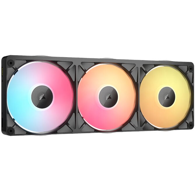 CORSAIR iCUE LINK RX360 II Unified Frame RGB Triple-Fan PWM-L&uuml;fter, 2.100 U/min - Schwarz image number 0