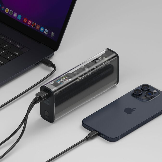 SHARGE Shargeek 140 20000 mah Powerbank - Black image number 11