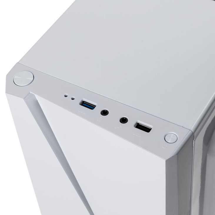 Aerocool Cylon Mini Micro-ATX Gehäuse, Acrylglas - weiß Window image number 4
