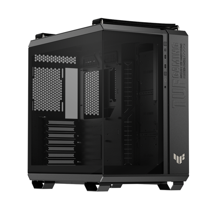 ASUS TUF Gaming GT502 Horizon PC-Gehäuse, Midi-Tower, ATX, Tempered Glass - schwarz image number 0