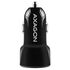 AXAGON PWC-QC5 car charger, 1x USB-A QC 3.0 + 1x USB-A SmartCharge, 31.5 W, CL plug - black image number null