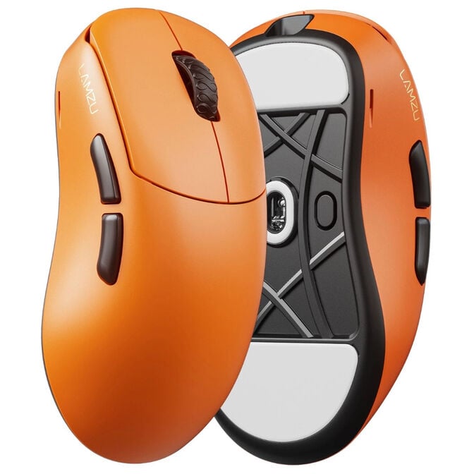 Lamzu Thorn Wireless V2 Gaming Mouse, 8,000 Hz &ndash; orange image number 3
