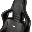 noblechairs EPIC Real Leather Gaming Chair - black image number null