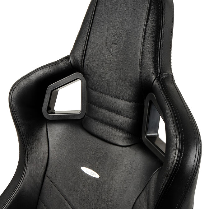 noblechairs EPIC Real Leather Gaming Chair - black image number 4
