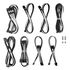 CableMod C-Series Pro ModMesh Sleeved 12V-2x6 12VHPWR Dual StealthSense Cable Kit for Corsair RMi, RMx (Black Label) - black/white image number null