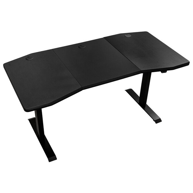 Nitro Concepts Gaming Tisch D16E Carbon Red 1600x800 - elektrisch h&ouml;henverstellbar image number 3