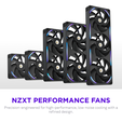 NZXT Performance F360X Einzelrahmenl&uuml;fter, aRGB, LCP-Rahmen - schwarz, 360mm image number null