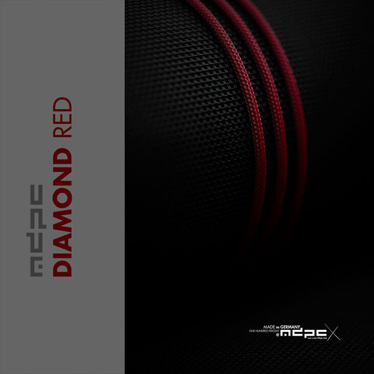MDPC-X Sleeve XTC - Diamond-Red, 1m image number 0