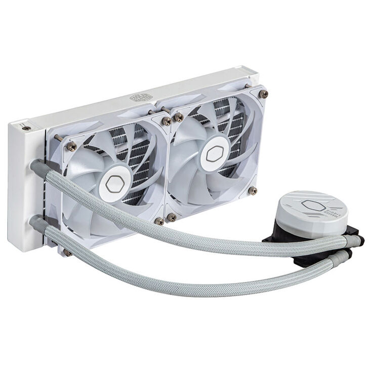 Cooler Master MasterLiquid 240L Core ARGB AiO Wasserkühlung - weiß image number 4