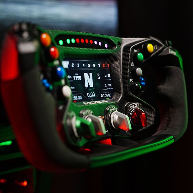 MOZA x Automobili Lamborghini ESSENZA SCV12 Steering Wheel image number 5