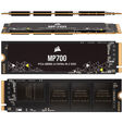 Corsair MP700 NVMe SSD, PCIe 5.0 M.2 Type 2280 - 1 TB image number null