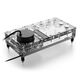 Alphacool Core Distro Plate 240 mm Links mit VPP, ARGB - Acryl