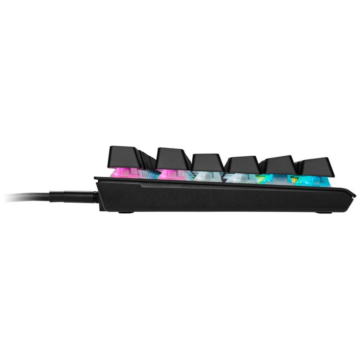Corsair K60 PRO TKL optical-mechanical gaming keyboard, RGB lighting, Corsair OPX - black image number 2