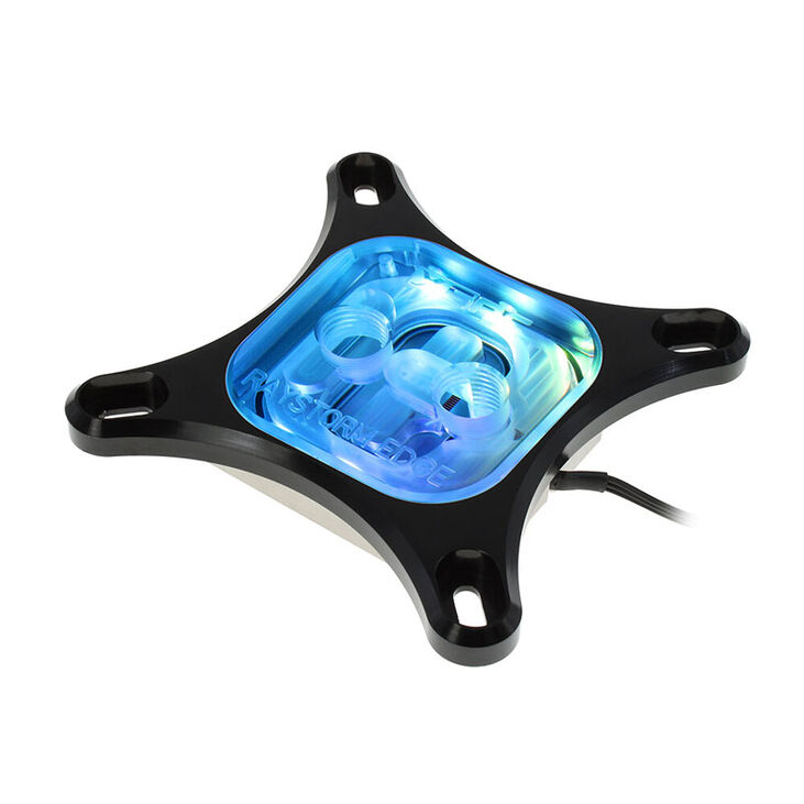 XSPC RayStorm EDGE CPU Waterblock Intel, ARGB - black image number 0