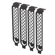 SilverStone SST-Aeroslots-2B - PCI slot covers, 4 pieces - black image number null
