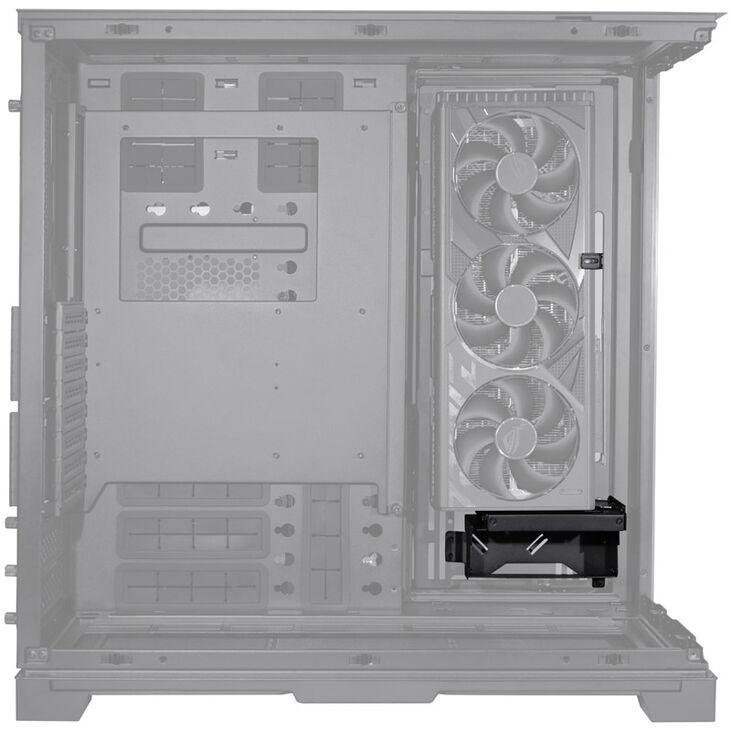 Lian Li O11DEXL-1W Upright GPU-Bracket - weiß image number 1