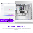 NZXT Performance F360X Einzelrahmenl&uuml;fter, aRGB, LCP-Rahmen - schwarz, 360mm image number null