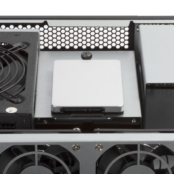SilverStone RM23-502 Rackmount Server Gehäuse, ATX, USB 3.0 - 2U - schwarz image number 9