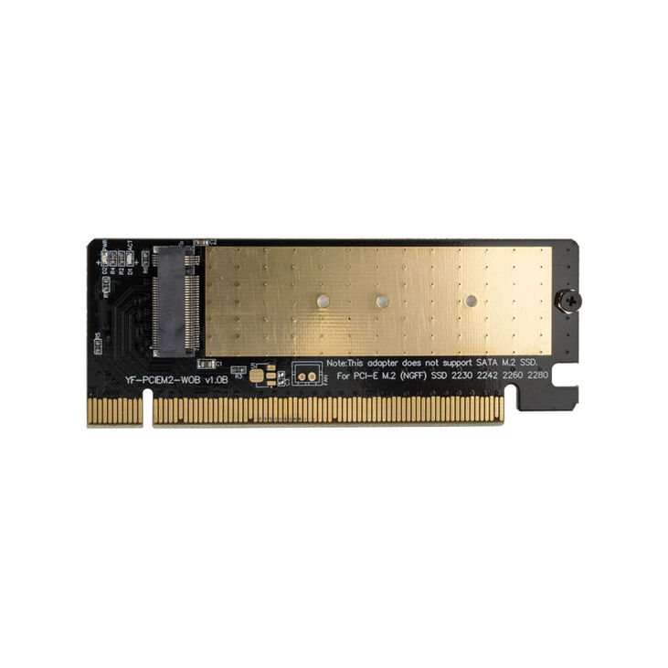 Akasa M.2 PCIe Adapter mit Kühler - schwarz image number 1