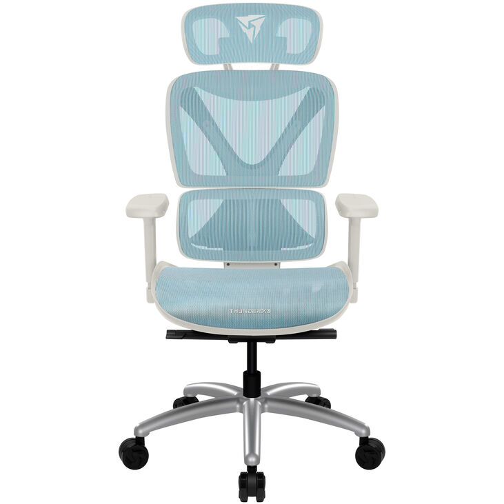 ThunderX3 XTC Ergonomischer Bürostuhl - weiß/blau image number 2