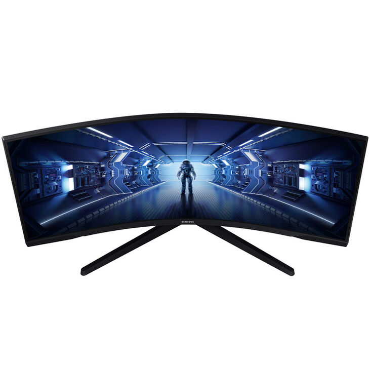 Samsung Odyssey G5 C34G5, 34 inch Gaming Monitor, 165 Hz, VA, FreeSync image number 4