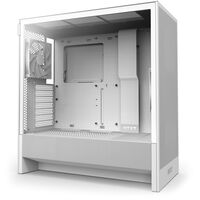 NZXT H5 Flow PC-Geh&auml;use, Midi-Tower, ATX, Tempered Glass - wei&szlig;