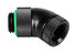 Bitspower Adapter 45 Grad G1/4 Zoll AG auf G1/4 Zoll IG - drehbar, carbon schwarz image number null