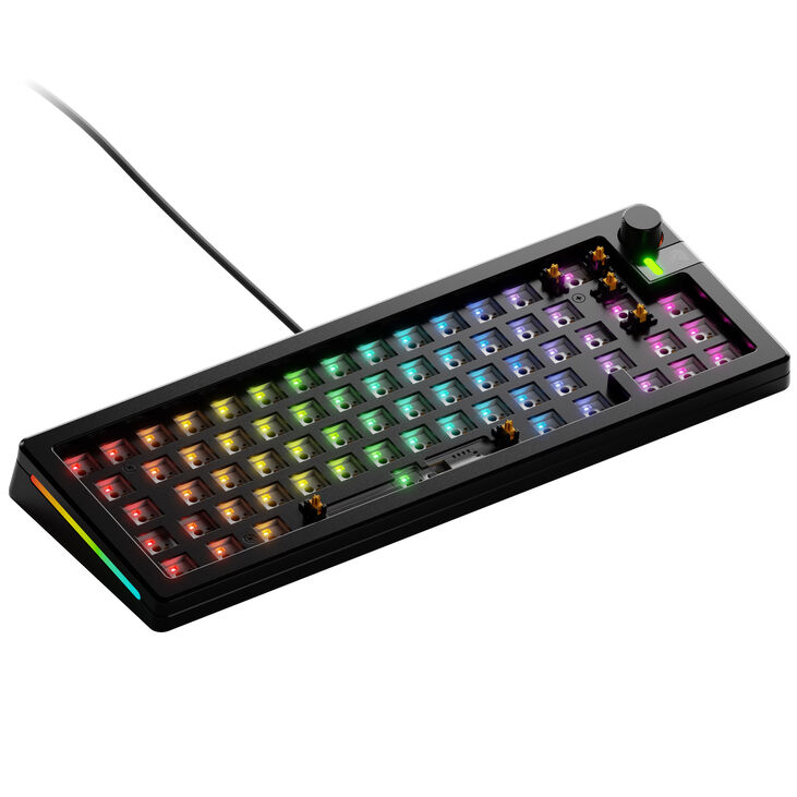 Glorious GMMK 3 Pro 65% Custom Gaming Keyboard - Barebone, ISO Layout, Black image number 0