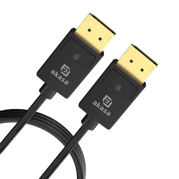 Akasa PROSLIM DisplayPort Cable, 8K@60Hz - 2m image number 2