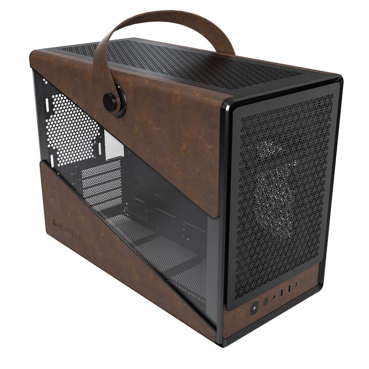 Montech HERITAGE PC Case, Mid Tower, Micro-ATX, Tempered Glass - Black image number 0
