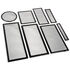 Demciflex Staubfilter-Set für Corsair Air 540 - schwarz/schwarz image number null