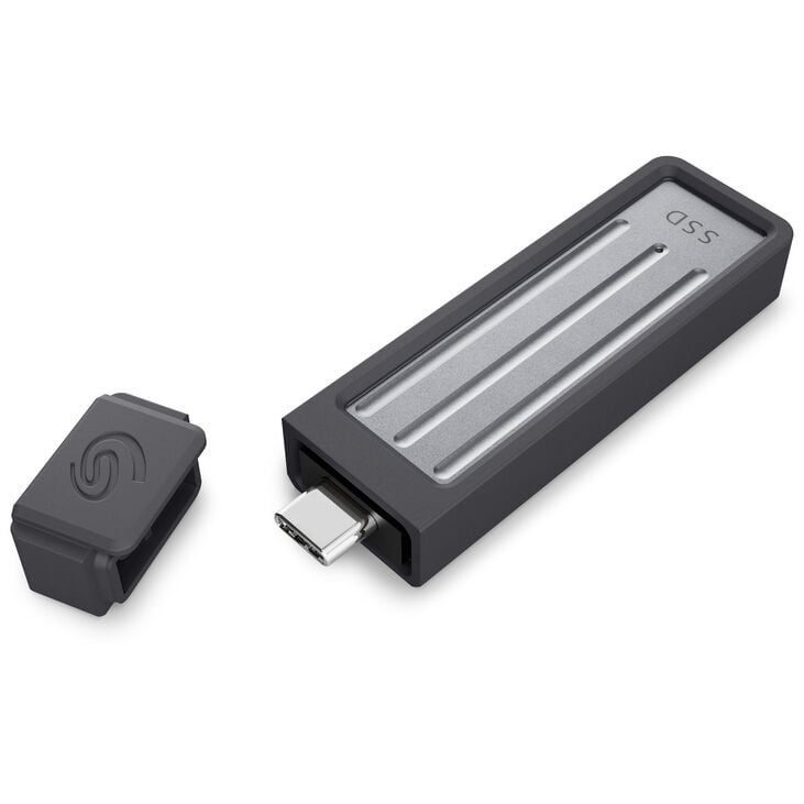 Seagate Ultra Compact SSD, USB-C 3.1 - 2TB, dark grey image number 1