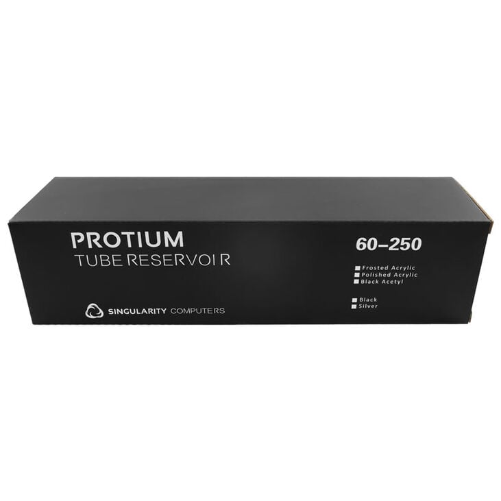 Singularity Computers Protium Ausgleichsbehälter 250mm - Acetal, schwarz/silber image number 6