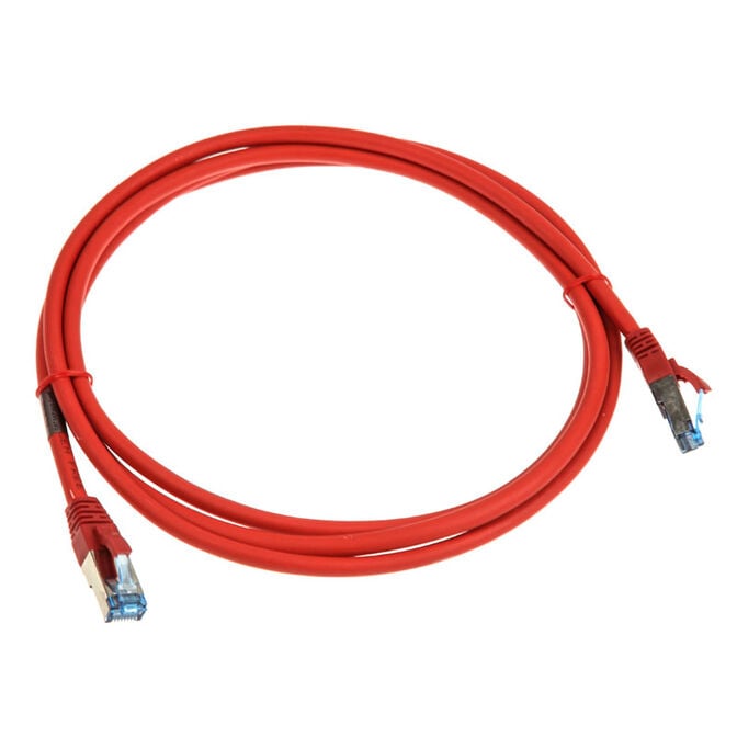 InLine Patchkabel Cat.6A, S/FTP (PiMf), 500MHz, rot - 2m image number 1