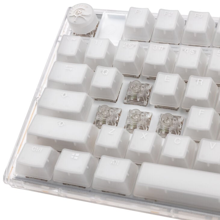 Ducky One 3 Aura White TKL Gaming Keyboard, RGB LED - Kailh Jellyfish Y (US) image number 4