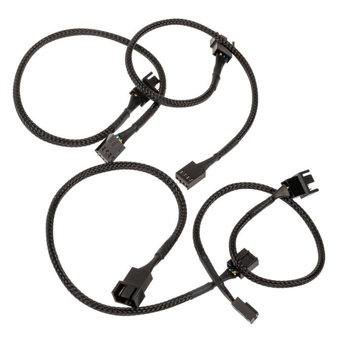 Akasa L&uuml;fterverl&auml;ngerungskabel 4er Pack image number 0