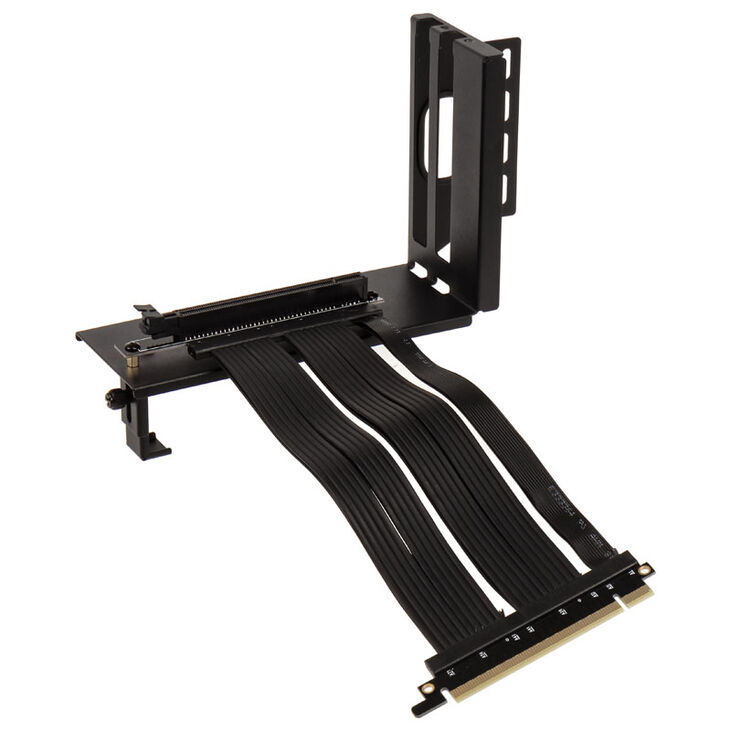 Raijintek Paxx Vertikale PCI-Slot-Blende + PCIe x16 Riser Flachband-Kabel, 20cm image number 1
