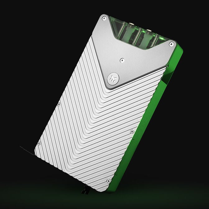 EK Water Blocks EK-Quantum Vector FE RTX 3090 Ti Backplate - silber image number 2