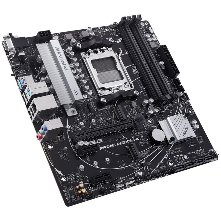 ASUS Prime A620M-A-CSM, AMD A620 Mainboard - Sockel AM5, DDR5 image number 1