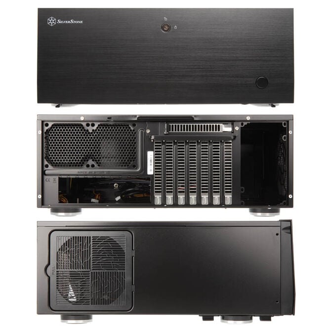 SilverStone SST-GD07B USB 3.0 Grandia Desktop - schwarz image number 1