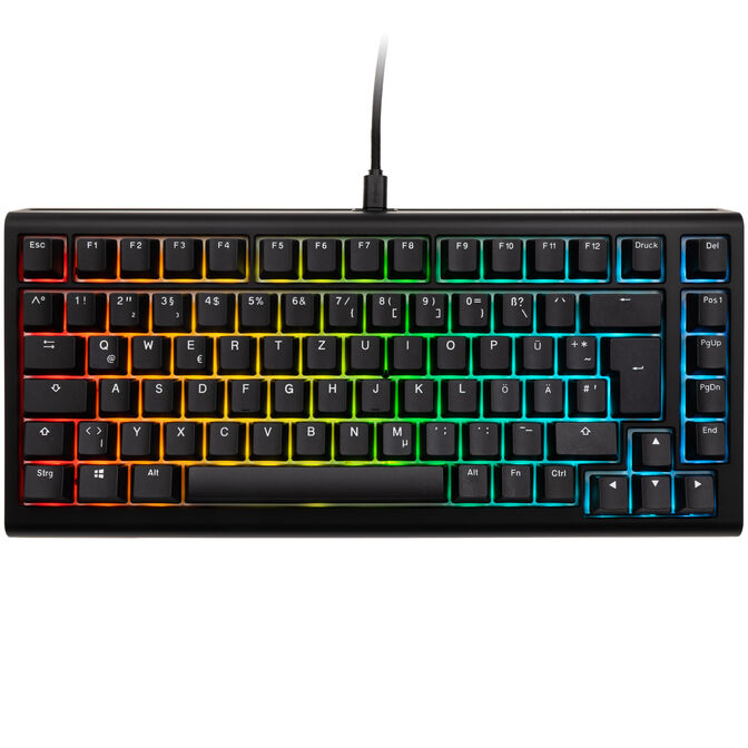 Ducky Tinker 75 Gaming-Tastatur, RGB - MX-Brown (ISO-DE) image number 1
