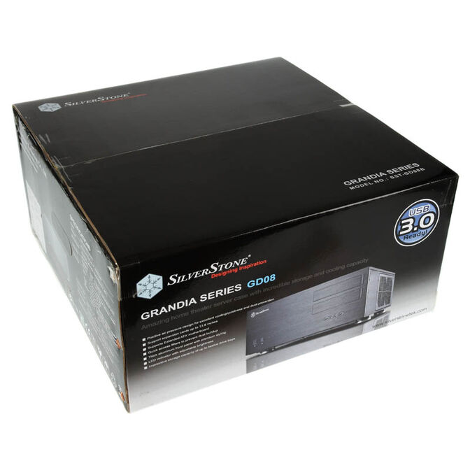 SilverStone SST-GD08B USB 3.0 Grandia Desktop - schwarz image number 7