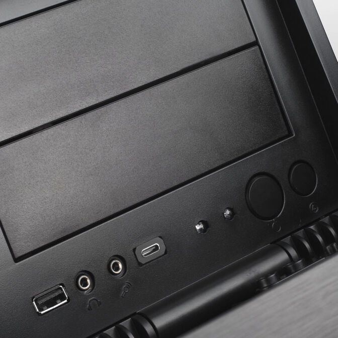 SilverStone SST-GD07B-C - Grandia Airflow Desktop, USB-C - black image number 3