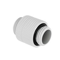 Barrow Adapter straight G1/4 inch female to G1/4 inch female, 14mm, rotatable - white