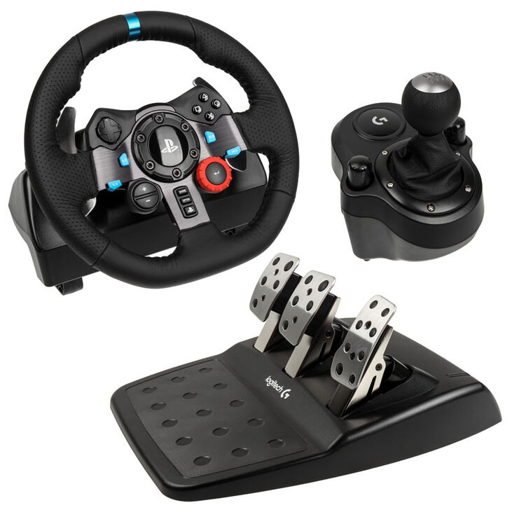 Logitech G29 High-End Racing Wheel für PS4/PS3/PC + Driving Force Shifter image number 0