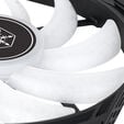 SilverStone SST-AS140B-ARGB Air Slimmer 140 PWM L&uuml;fter - schwarz image number null