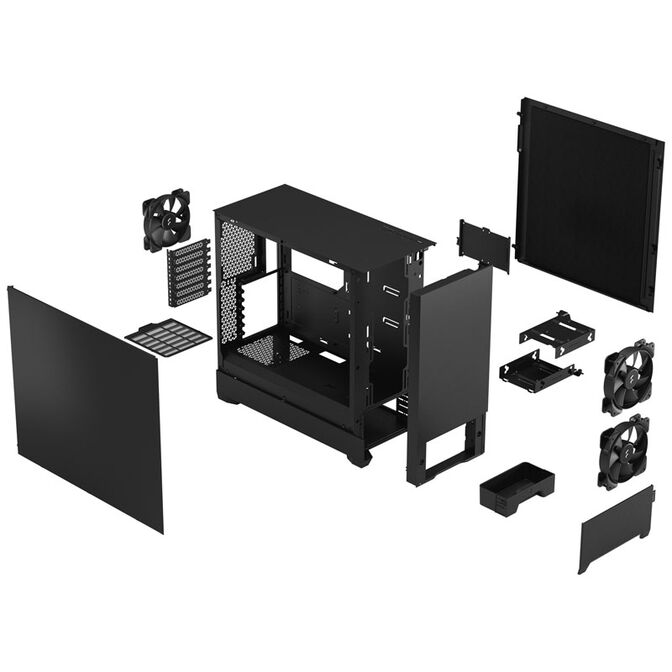 Fractal Design Pop Silent Solid Midi-Tower, ged&auml;mmt - schwarz image number 9