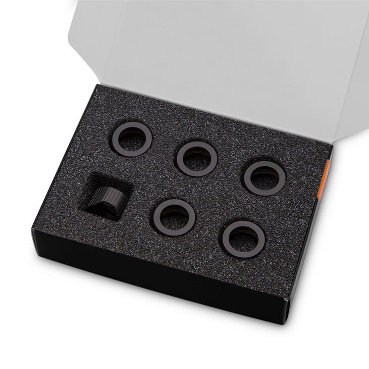EK Water Blocks EK-Quantum Torque Compression Ring, 6-pack, HDC 12 - black image number 4