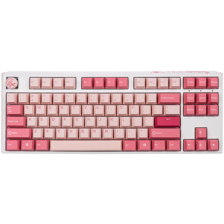 Ducky One 3 Gossamer TKL Pink Gaming Tastatur - MX-Brown (US) image number 1